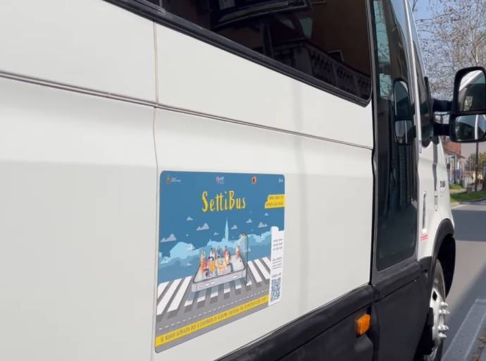 A Settimo Torinese dal 8 aprile arriva Settibus, il bus a chiamata che permette di spostarsi senza usare l'auto
